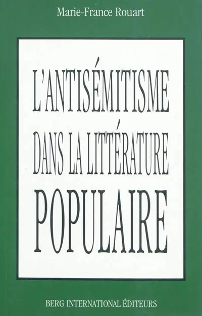 L'antisémitisme dans la littérature populaire