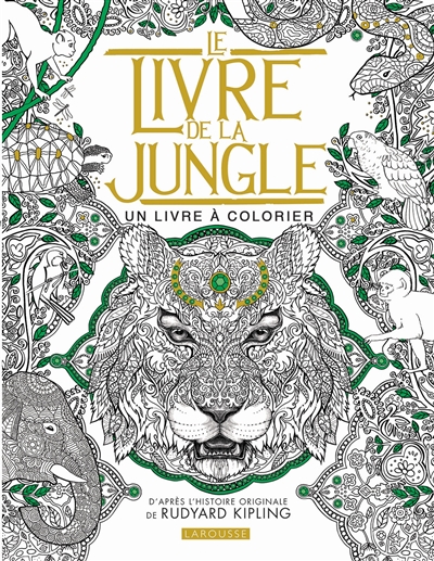 Le livre de la jungle : un livre à colorier