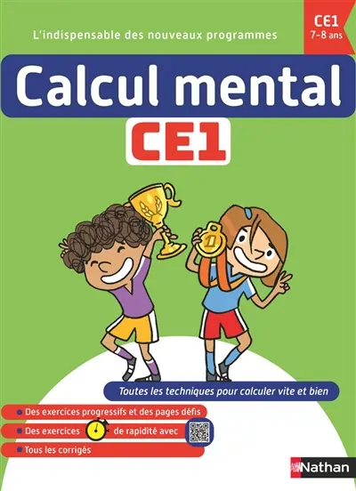 Calcul mental CE1 : 7-8 ans