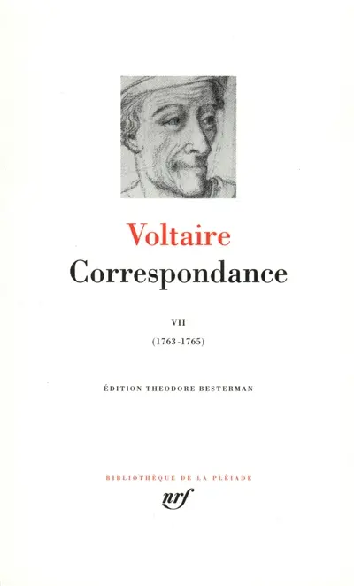 Correspondance. Vol. 7. Janvier 1763-mars 1765