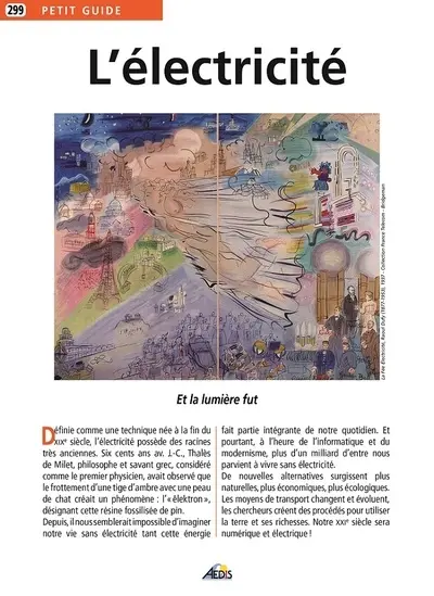 L'électricité : et la lumière fut