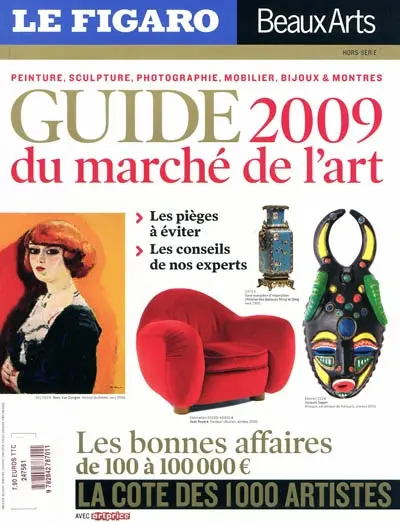 Guide 2009 du marché de l'art : peinture, sculpture, photographie, mobilier, bijoux & montres