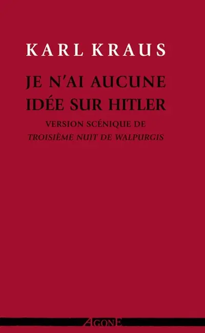 Je n'ai aucune idée sur Hitler