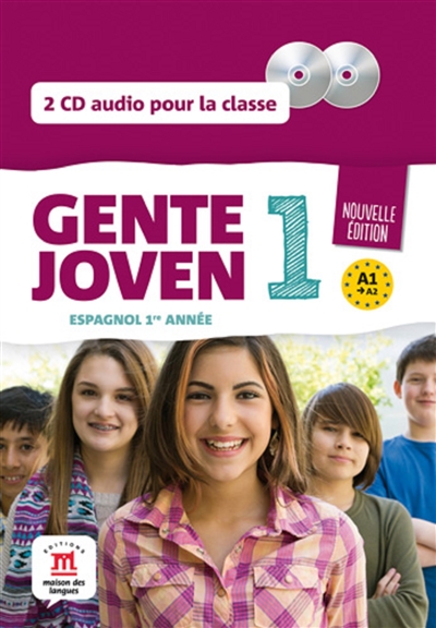 Gente joven 1 : espagnol 1re année, A1-A2 : 2 CD audio pour la classe