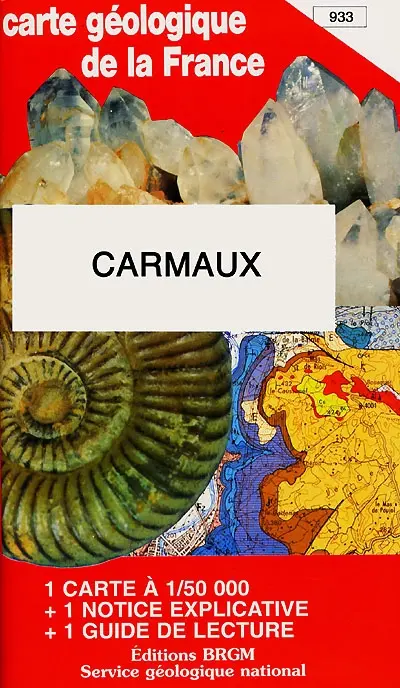 Carmaux : carte géologique de la France à 1/50 000, 933