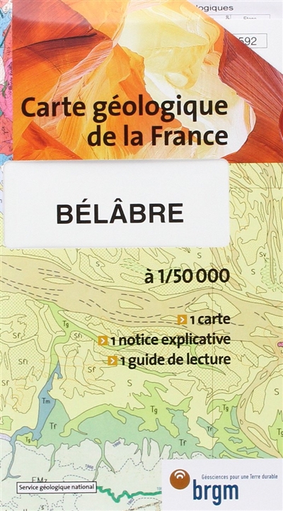 Bélâbre : carte géologique de la France