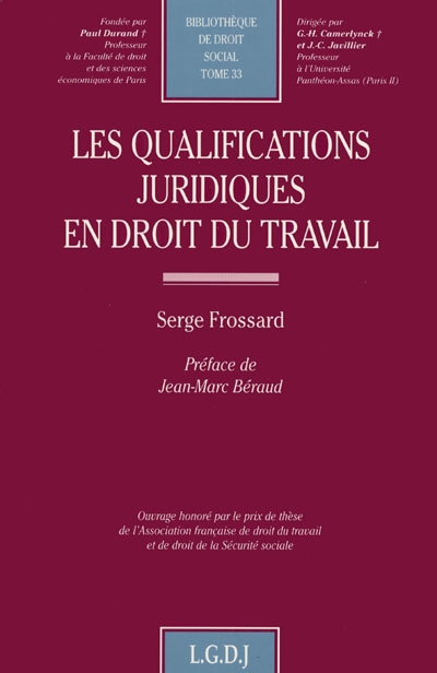 les qualifications juridiques en droit du travail