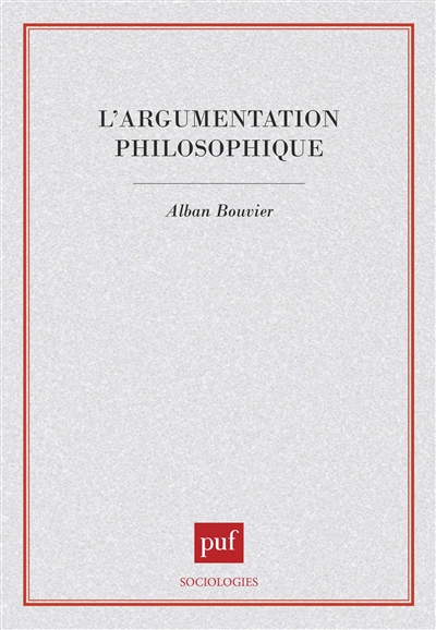 L'argumentation philosophique