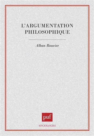 L'argumentation philosophique