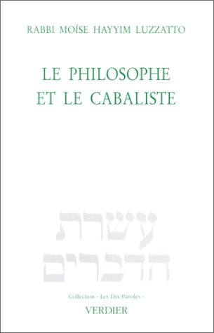 Le philosophe et le cabaliste