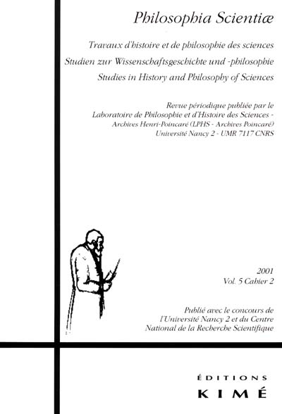 Philosophia scientiae, n° 5-2