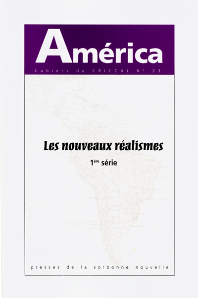 América, n° 24. Les nouveaux réalismes : 1re série