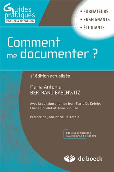 Comment me documenter ? : formateurs, enseignants, étudiants