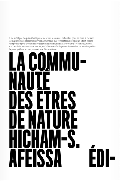 La communauté des êtres de...