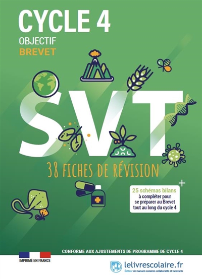 SVT, sciences de la vie et de la Terre cycle 4, 5e, 4e, 3e : cahier d'activités