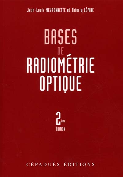 Bases de radiométrie optique