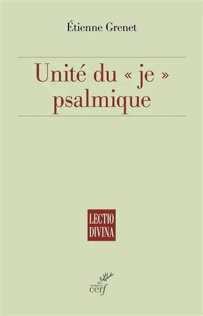 Unité du je psalmique