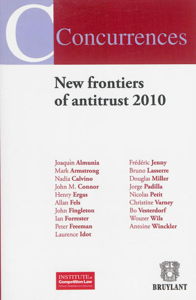 New frontiers of antitrust 2010