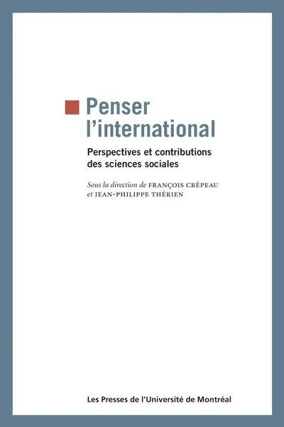 Penser l'international : un dialogue transdisciplinaire