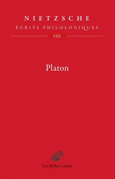 Ecrits philologiques. Vol. 8. Platon