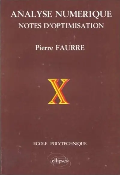 Analyse numérique, notes d'optimisation