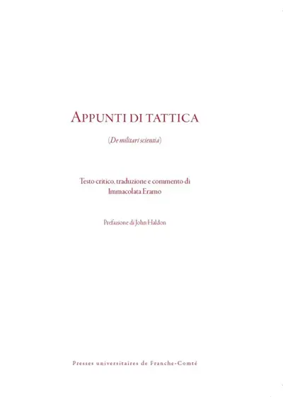 Appunti di tattica. De militari scientia