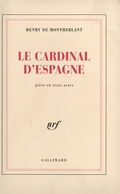 le cardinal d'espagne