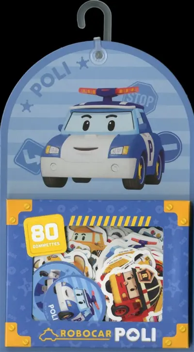 Robocar Poli. Poli : 80 gommettes