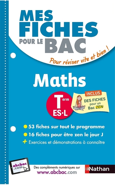 Maths terminale ES, L