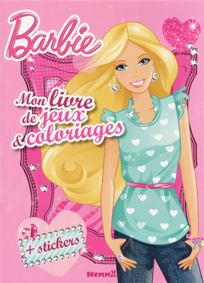 Barbie, mon livre de jeux et de coloriages