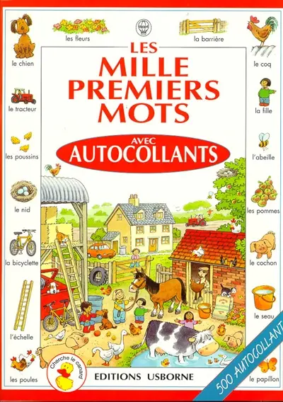 Les mille premiers mots : avec autocollants