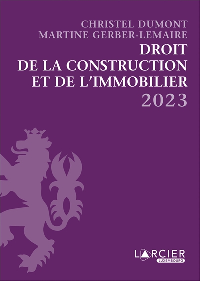 Droit de la construction et de l'immobilier 2023