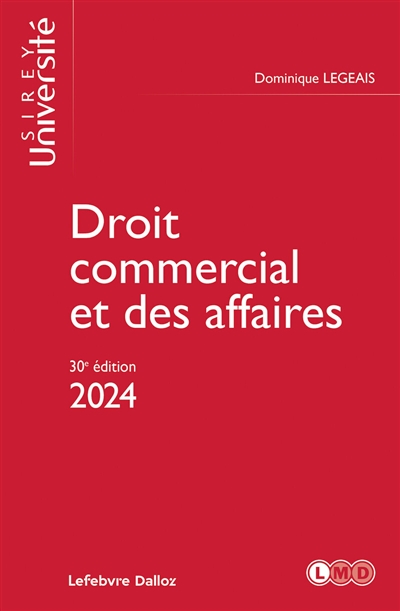 Droit commercial et des affaires : 2024