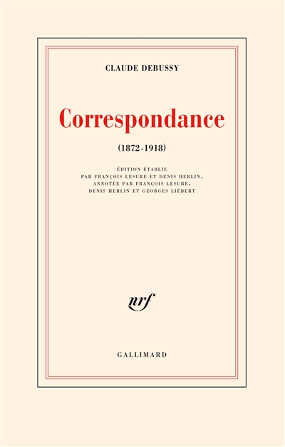 Correspondance : 1872-1918