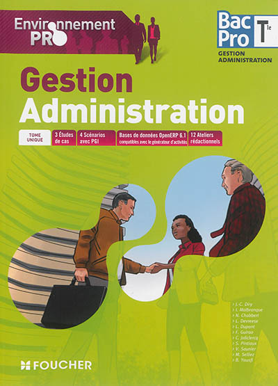 Gestion administration, terminale bac pro