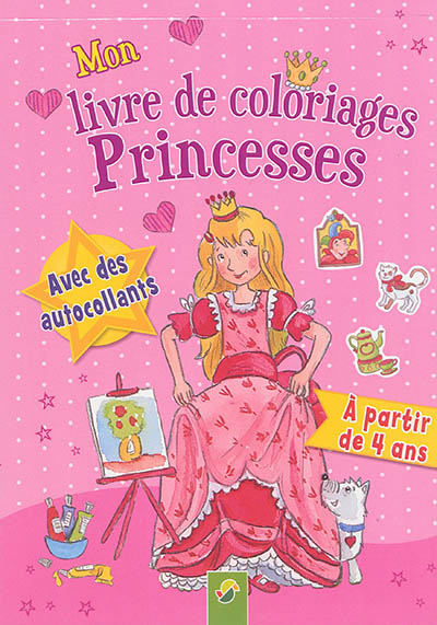 Princesses : mon livre de coloriages