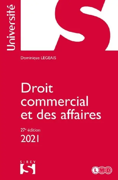 Droit commercial et des affaires : 2021