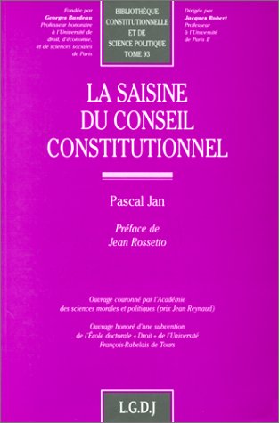 La saisine du Conseil constitutionnel