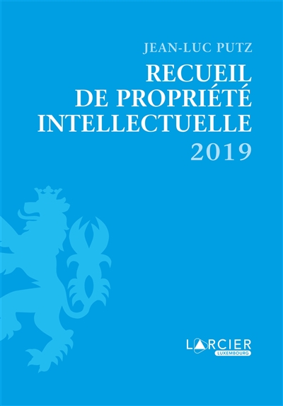 Recueil de propriété intellectuelle 2019