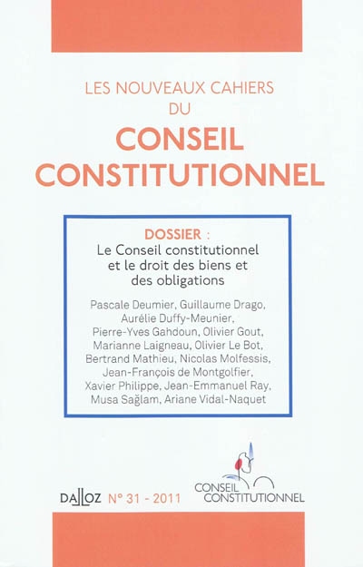 Nouveaux cahiers du Conseil...
