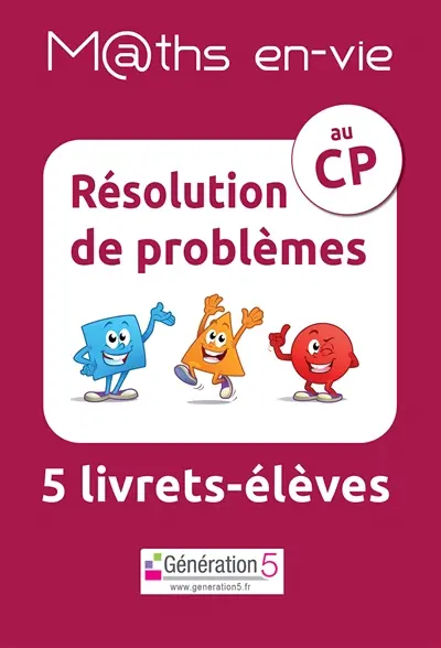 M@ths en-vie, résolution de problèmes au CP : 5 livrets-élèves