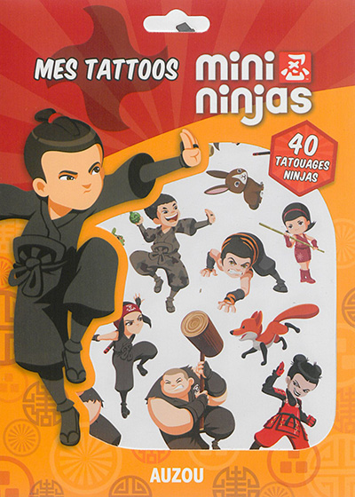 Mes tattoos mini ninjas : 40 tatouages ninjas