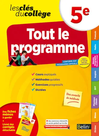 Tout le programme, 5e