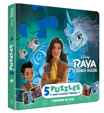 Raya et le dernier dragon : l'histoire du film : 5 puzzles pour raconter l'histoire