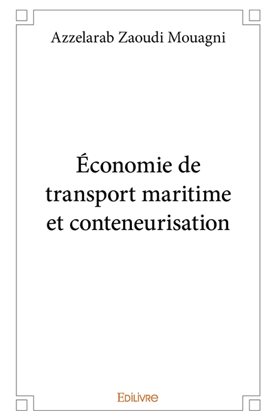 Économie de transport...