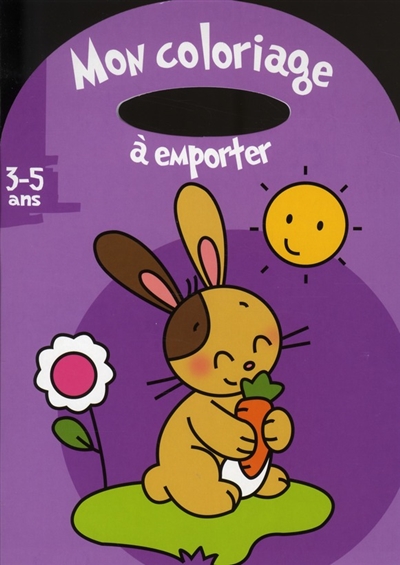 Mon coloriage à emporter : lapin