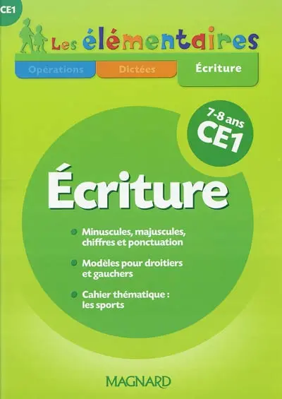 Ecriture CE1, 7-8 ans