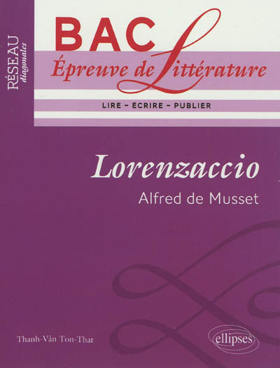 Lorenzaccio, Alfred de Musset : bac, épreuve de littérature