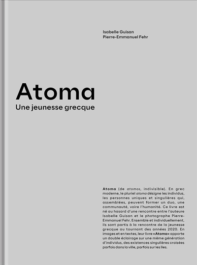 Atoma : une jeunesse grecque