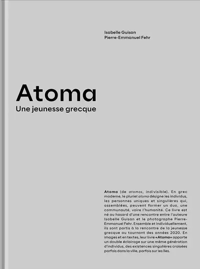 Atoma : une jeunesse grecque